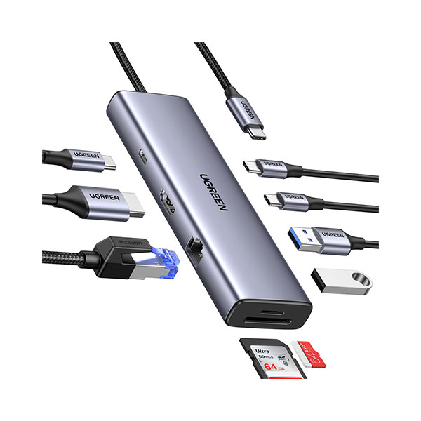 image of UGREEN Revodok CM498 (15375) USB-C Multifunction 9-in-1 Docking Station with Spec and Price in BDT