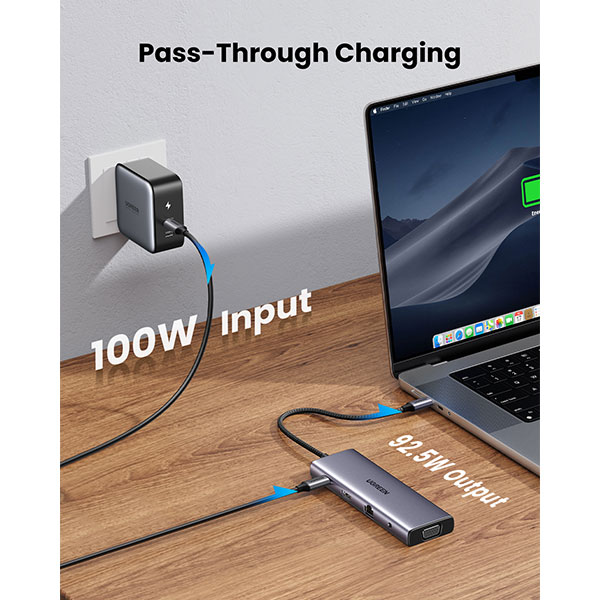 image of UGREEN Revodok CM498 (15601) USB-C Multifunction 10-in-1 Docking Station with Spec and Price in BDT