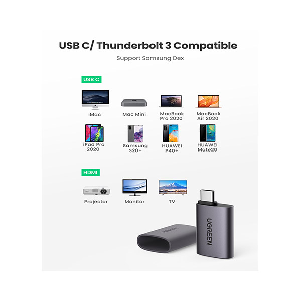 image of UGREEN US320 (70450) USB-C to HDMI Adapter with Spec and Price in BDT