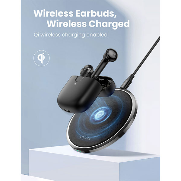 image of UGREEN WS105 (80653) HiTune T2 True Wireless Earbuds - Black with Spec and Price in BDT