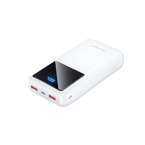 image of VENTION FHLW0 20000mAh LED Display Power Bank with Spec and Price in BDT