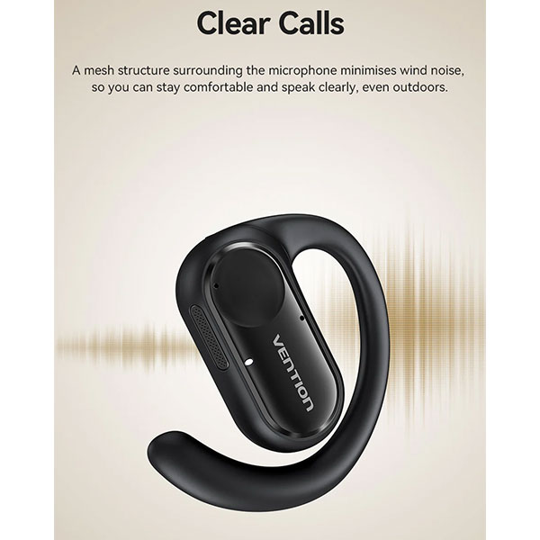 image of VENTION NBPB0 OpenBeat O11 Wireless Bluetooth Open Ear Headphones with Spec and Price in BDT