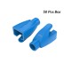 VENTION IODL0-50 RJ45 Strain Relief Boots Blue PVC Type 50 Pack