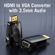 Vention AIDB0 HDMI to VGA Converter with 3.5MM Audio