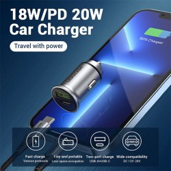 product image of Vention FFBH0 Two-Port USB Car Charger with Specification and Price in BDT