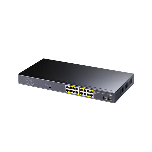 image of CUDY GS1020PS2 16-Port Gigabit PoE+ Switch with Spec and Price in BDT